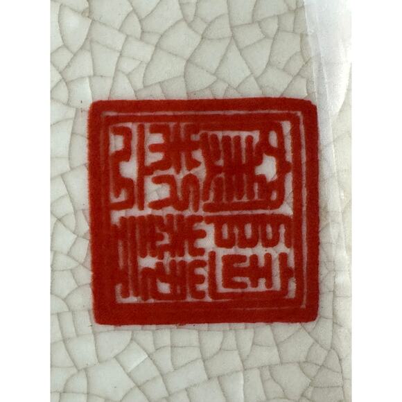 Vintage Chinese set Pair Hand Painted Candle Holders Candlestick gold bowl Asian - Picture 11 of 16